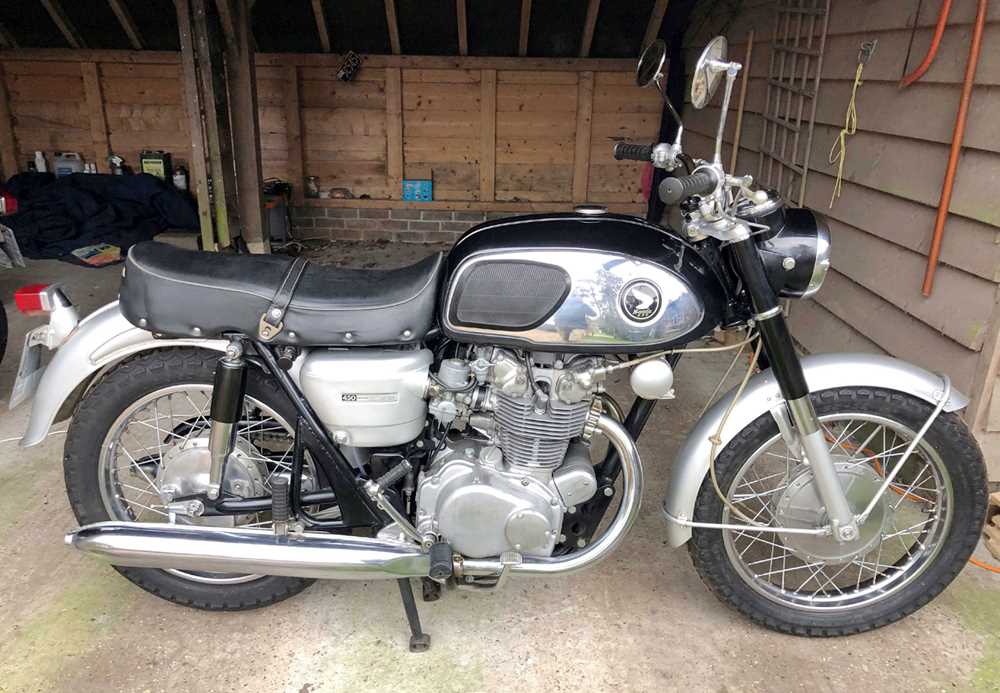 Lot 17 - 1967 Honda CB450 Black Bomber