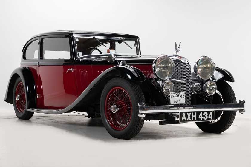 Lot 339 - 1934 Alvis Speed 20 SB Vanden Plas Two-Door Saloon
