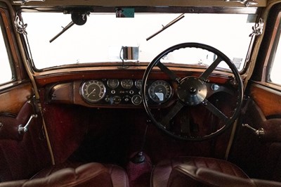 Lot 339 - 1934 Alvis Speed 20 SB Vanden Plas Two-Door Saloon