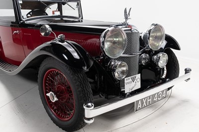Lot 339 - 1934 Alvis Speed 20 SB Vanden Plas Two-Door Saloon
