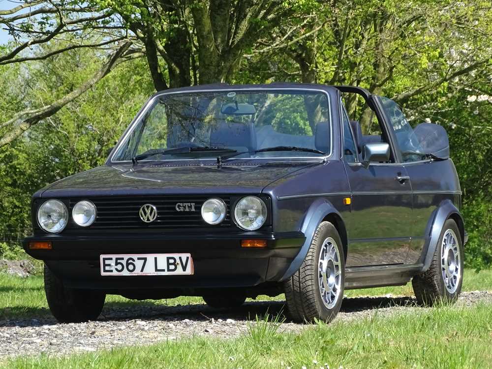 Lot 13 - 1988 Volkswagen Golf GTi Cabriolet
