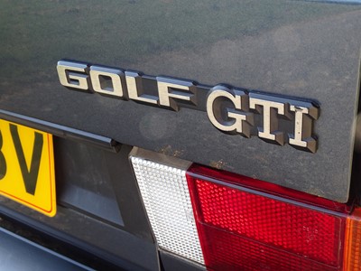 Lot 13 - 1988 Volkswagen Golf GTi Cabriolet