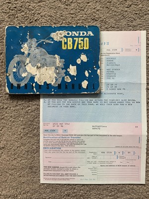 Lot 233 - 1971 Honda CB750 K1