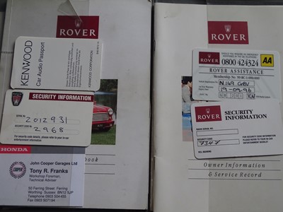 Lot 358 - 1995 Rover Mini Cooper 1.3 Si