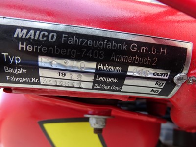 Lot 228 - 1979 Maico Magnum 250