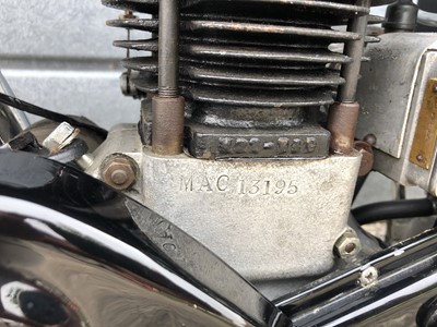 Lot 233 - 1937 Velocette MAC