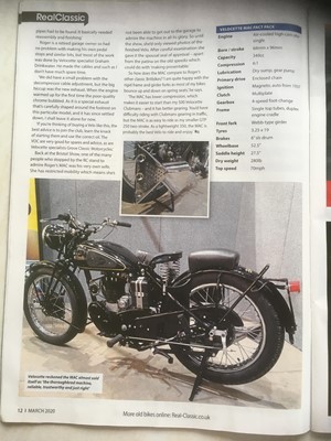 Lot 233 - 1937 Velocette MAC