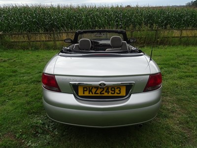 Lot 320 - 2002 Chrysler Sebring 2.7 LXi Convertible