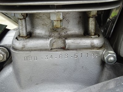 Lot 108 - 1960 BSA DBD34 Gold Star