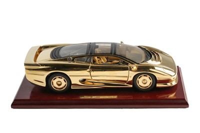 Lot 284 - Gold-Plated Jaguar XJ220 1:18 Scale Model