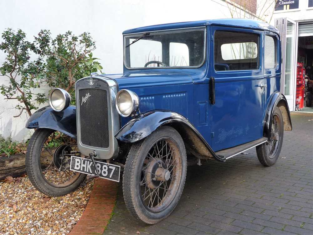 Lot 34 - 1934 Austin Seven Box Saloon
