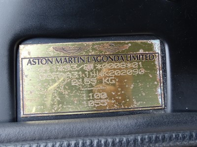 Lot 12 - 1998 Aston Martin DB7 Volante