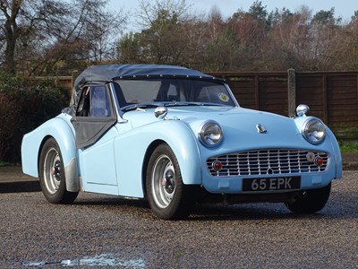Lot 8 - 1958 Triumph TR3A