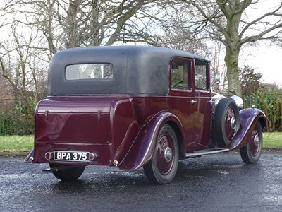Lot 103 - 1933 Rolls-Royce 20/25 Sedanca de Ville