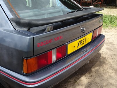 Lot 321 - c.1990 Ford Escort XR3i
