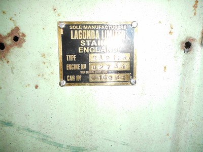 Lot 65 - 1934 Lagonda Rapier Coupe