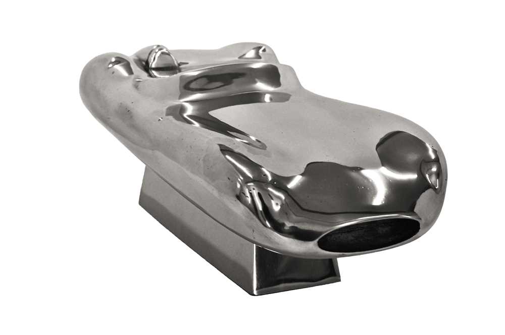 Lot 505 - 1959 Aston Martin DBR1 Hollow Polished Cast Aluminium Sculpture