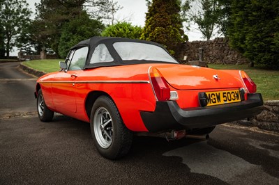 Lot 92 - 1980 MG B Roadster