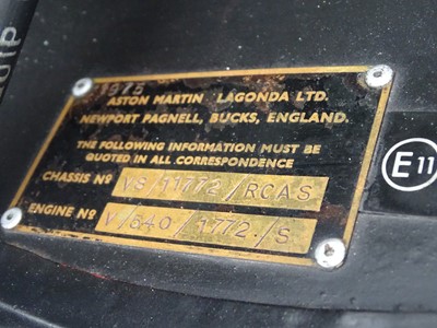 Lot 78 - 1977 Aston Martin V8 'S'
