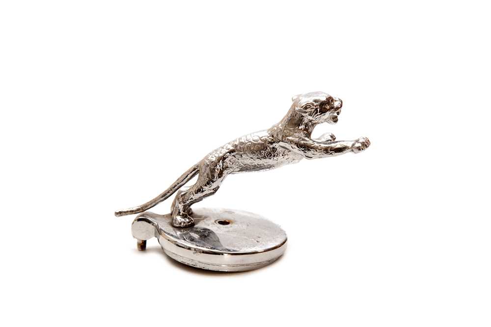 Lot 17 - Chrome-Plated Desmo Leaping Jaguar Mascot