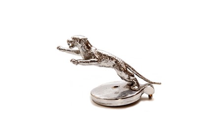 Lot 17 - Chrome-Plated Desmo Leaping Jaguar Mascot