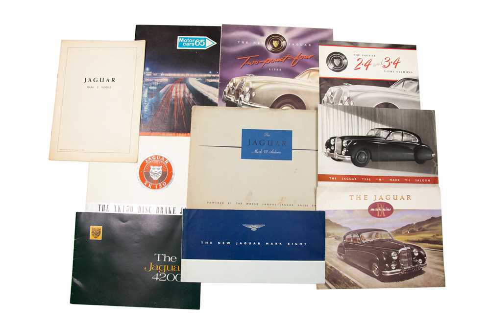 Lot 18 - Quantity of Jaguar Sales Brochures