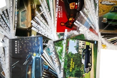 Lot 40 - Quantity of Peugeot Sales Brochures