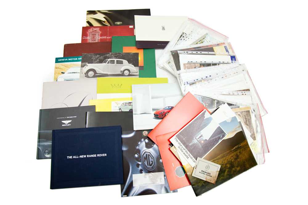 Lot 45 - Quantity of British Sales Brochures