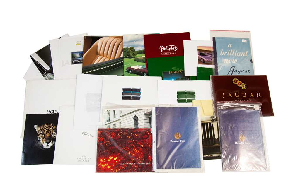 Lot 47 - Quantity of Jaguar and Daimler Sales Brochures