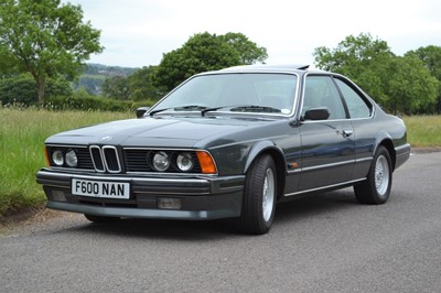 Lot 74 - 1988 BMW 635 CSi Highline