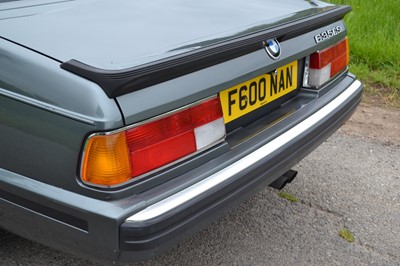 Lot 74 - 1988 BMW 635 CSi Highline