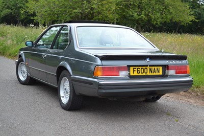 Lot 74 - 1988 BMW 635 CSi Highline