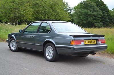 Lot 74 - 1988 BMW 635 CSi Highline