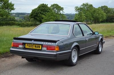 Lot 74 - 1988 BMW 635 CSi Highline