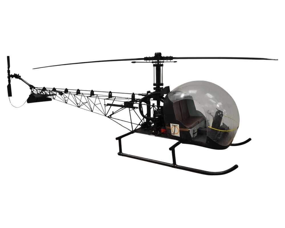 Lot 293 - James Bond Bell 47G Model Helicopter - Used in the Filming of 'You Only Live Twice'