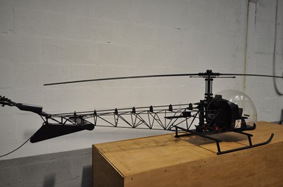 Lot 293 - James Bond Bell 47G Model Helicopter - Used in the Filming of 'You Only Live Twice'