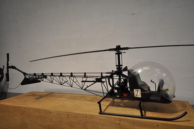 Lot 293 - James Bond Bell 47G Model Helicopter - Used in the Filming of 'You Only Live Twice'