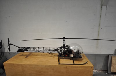 Lot 293 - James Bond Bell 47G Model Helicopter - Used in the Filming of 'You Only Live Twice'