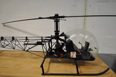 Lot 293 - James Bond Bell 47G Model Helicopter - Used in the Filming of 'You Only Live Twice'