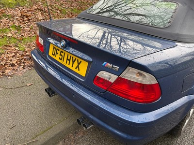 Lot 76 - 2002 BMW M3 Convertible