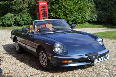 Lot 323 - 1989 Alfa Romeo Spider 2.0 S3