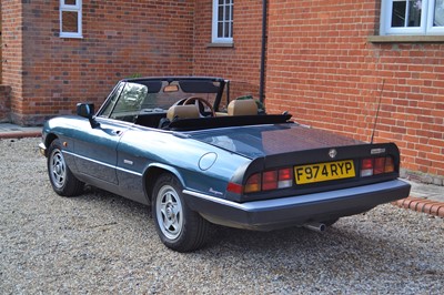 Lot 323 - 1989 Alfa Romeo Spider 2.0 S3
