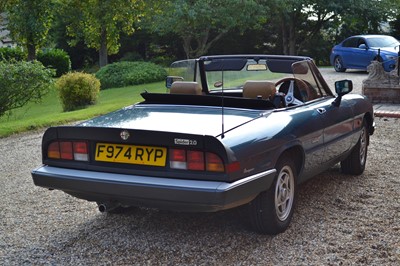 Lot 323 - 1989 Alfa Romeo Spider 2.0 S3