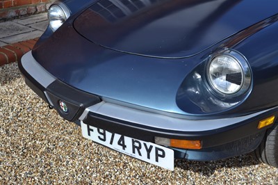 Lot 323 - 1989 Alfa Romeo Spider 2.0 S3