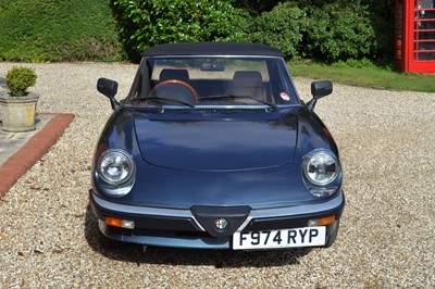 Lot 323 - 1989 Alfa Romeo Spider 2.0 S3