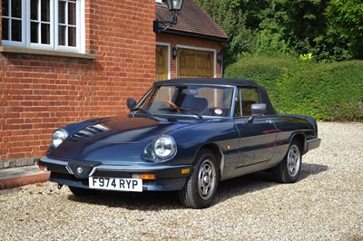 Lot 323 - 1989 Alfa Romeo Spider 2.0 S3