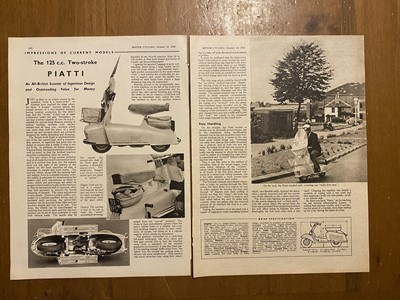 Lot 136 - 1959 Piatti Scooter