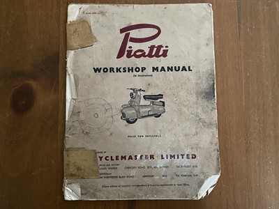 Lot 136 - 1959 Piatti Scooter