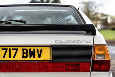 Lot 95 - 1983 Audi Quattro 10V