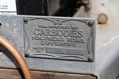 Lot 84 - 1931 Alvis 12/60 TK Beetleback Tourer